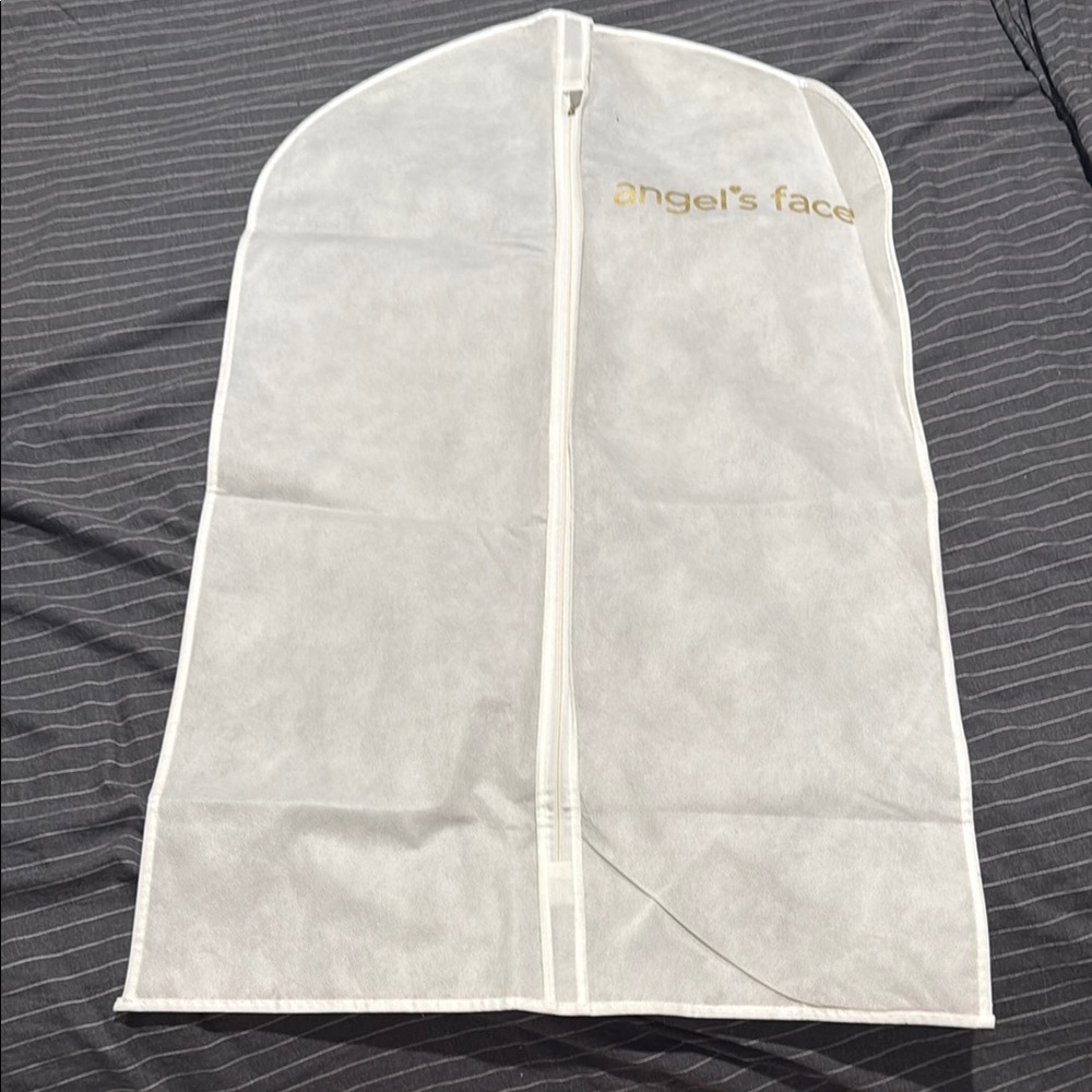Angel's Face White Garment Bag